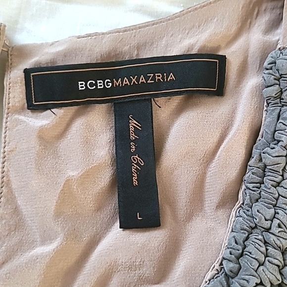 BCBG Max Azria 100% Silk Sleeveless Dress, Size L - Picture 6 of 12